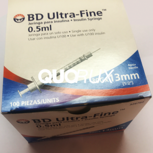Jeringa desechable para insulina